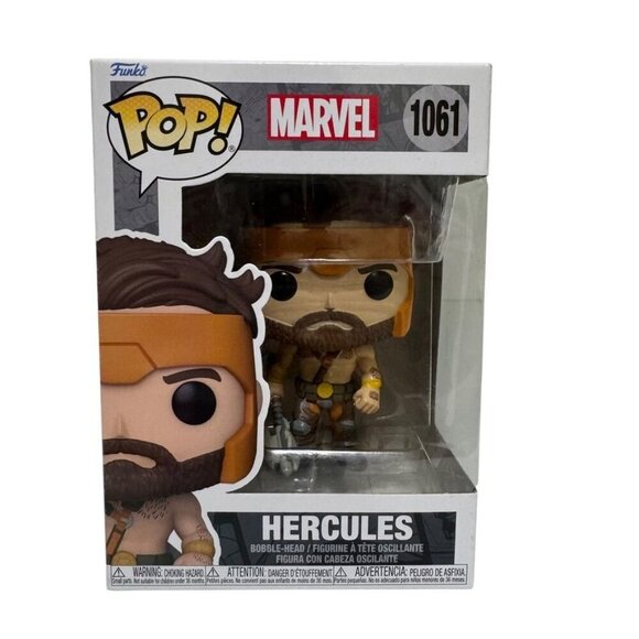 Funko Pop! Marvel Hercules 1061 Vinyl Figure Bobble-Head Collectible In Box - Picture 1 of 7